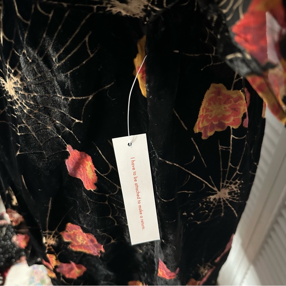 Modcloth Velvet Burnout Spiderweb Dress - Picture 5 of 5